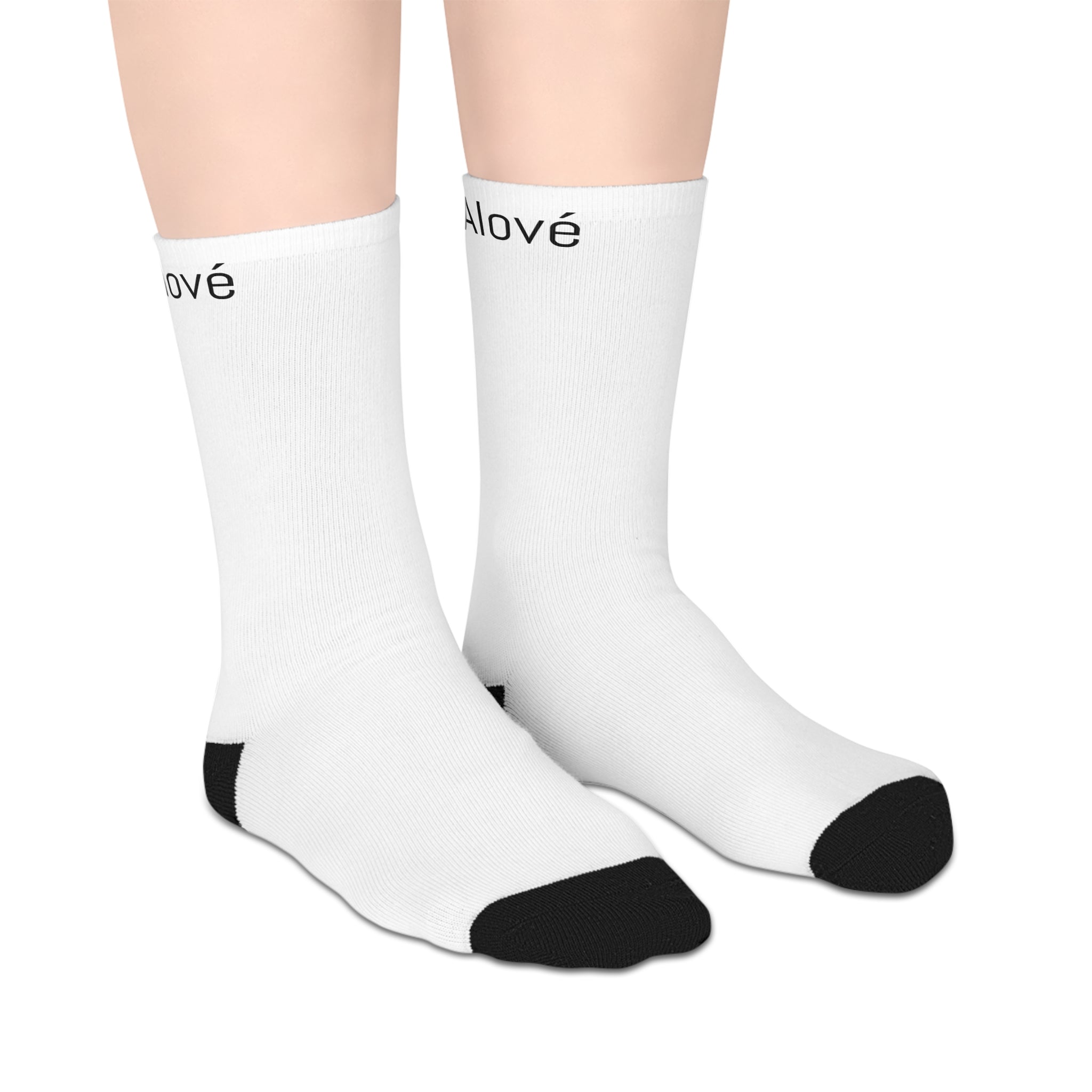 Copy of Black Mid-Length Socks — Classic Everyday Crew Socks