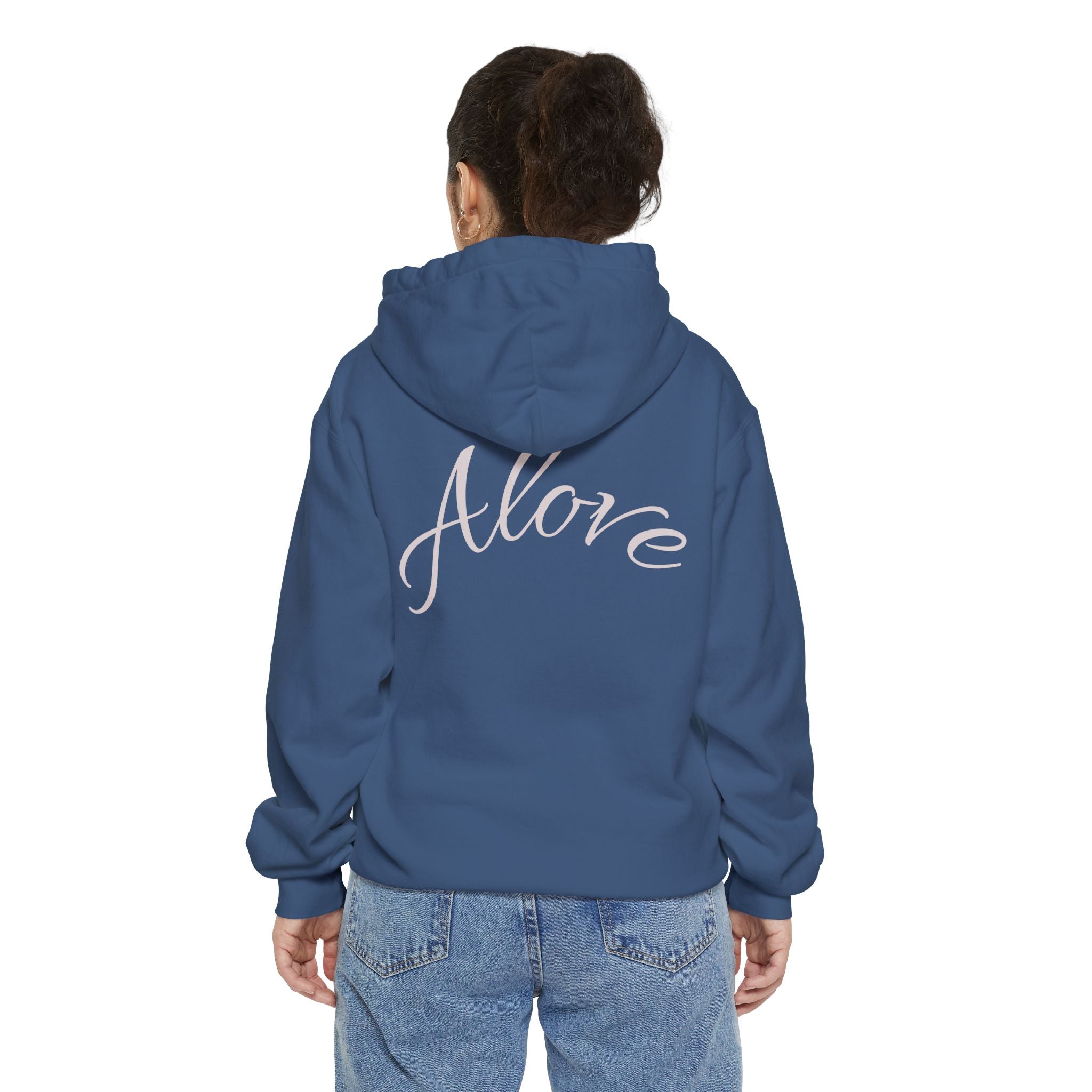 Copy of Hoodie  'Alove' Script Back Graphic