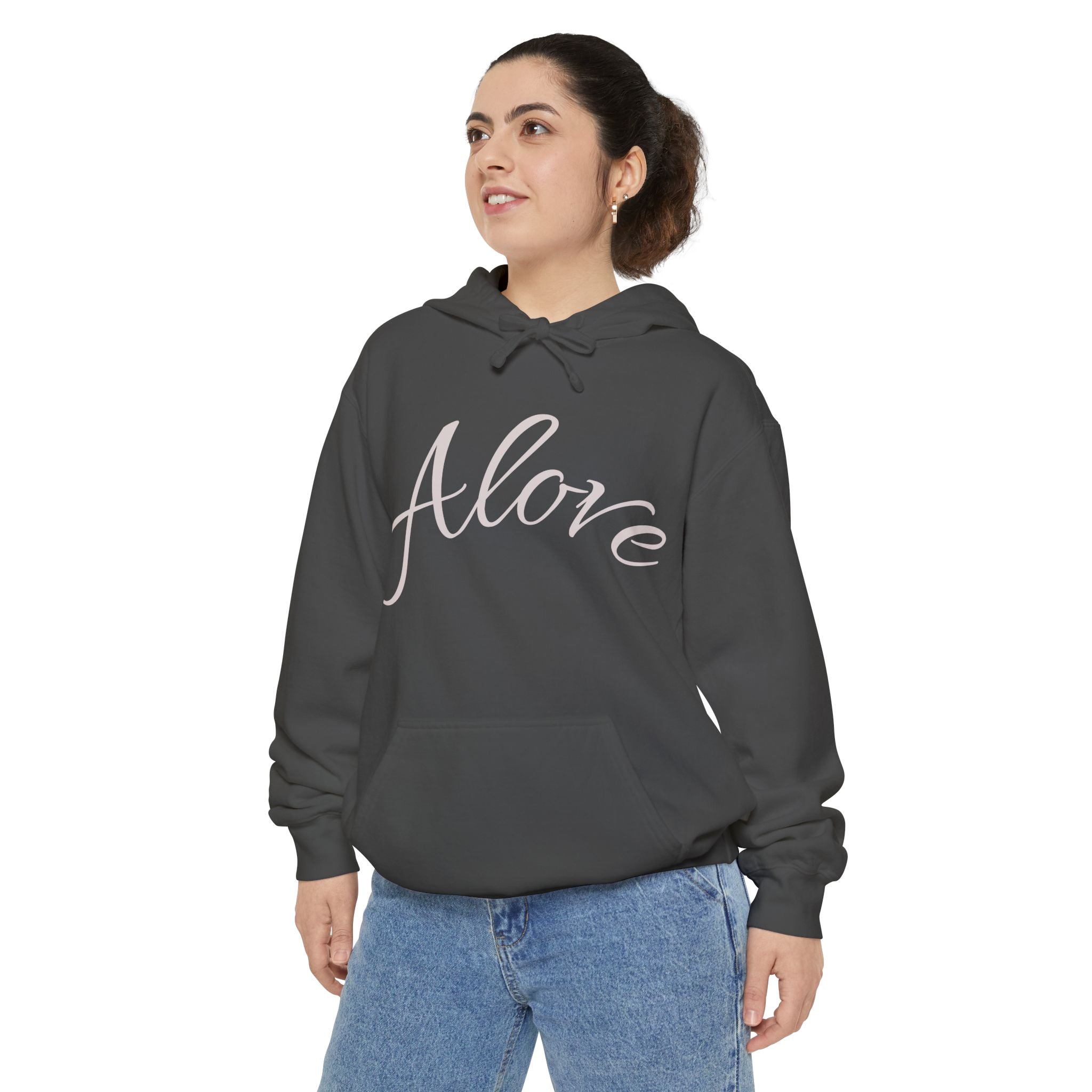 Copy of Hoodie  'Alove' Script Back Graphic