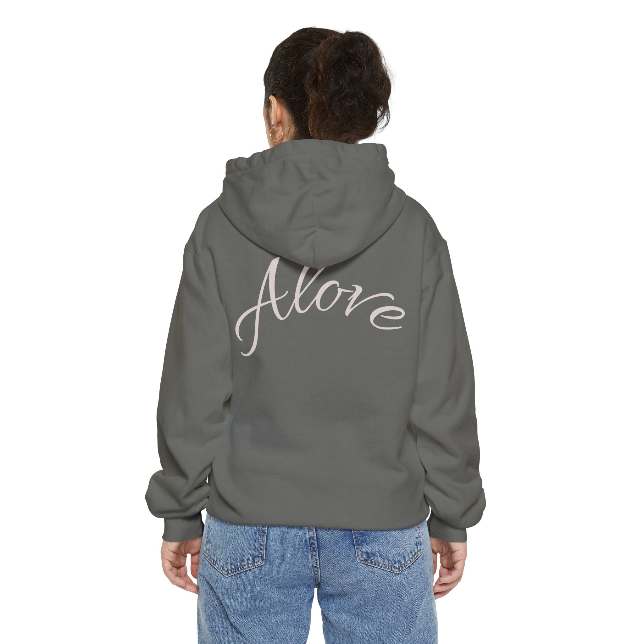 Copy of Hoodie  'Alove' Script Back Graphic