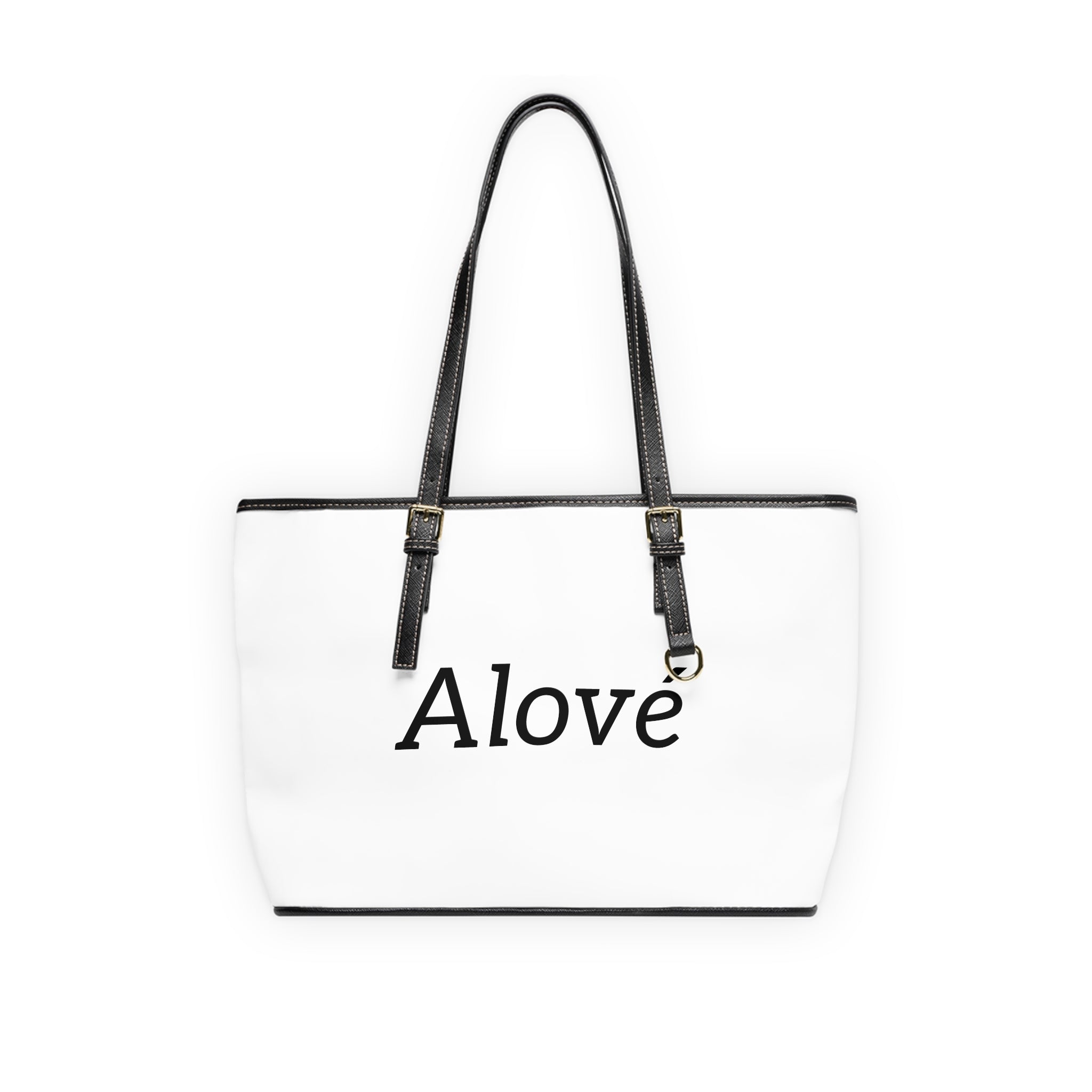 Monogrammed PU Leather Shoulder Bag