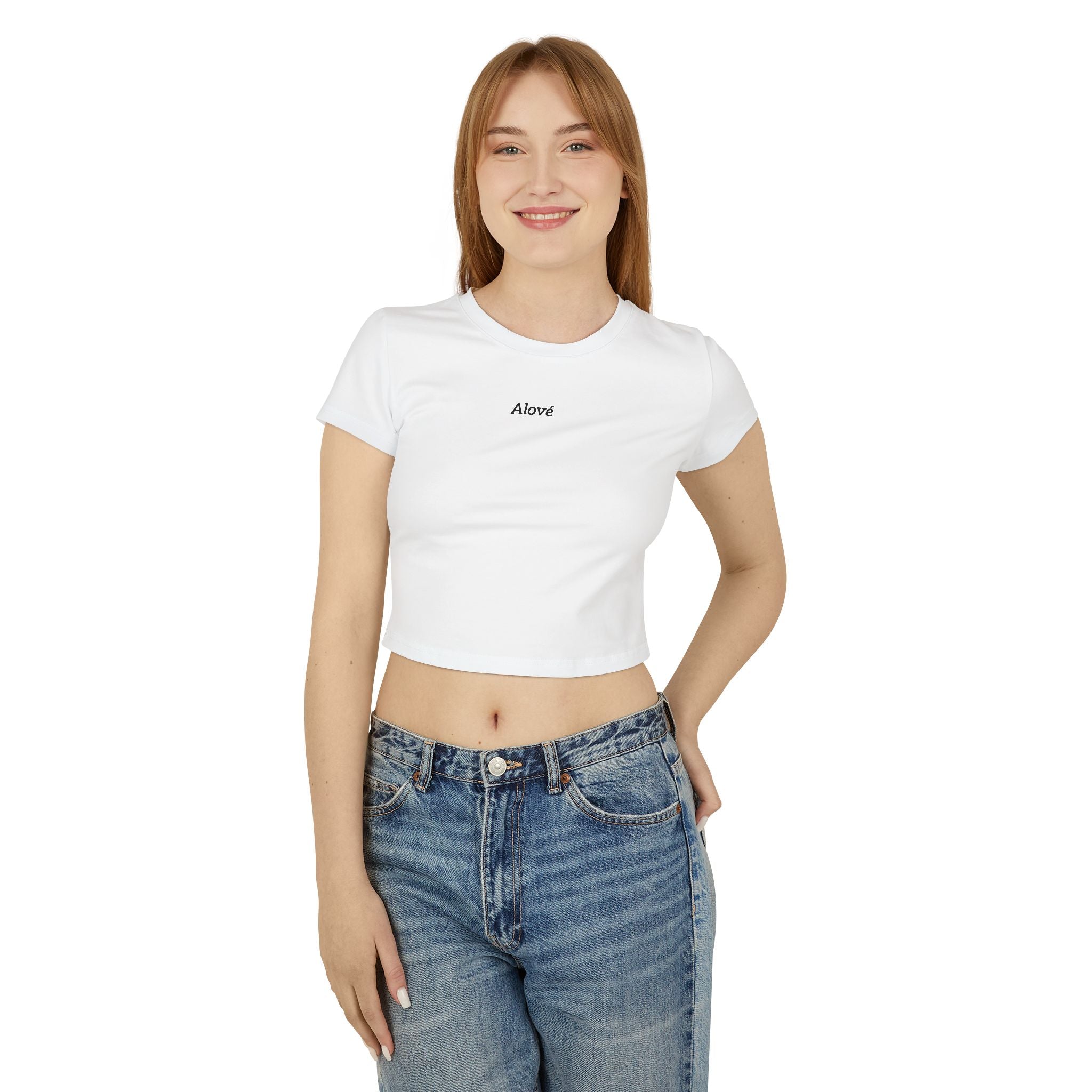Minimal Monogram Crop Top